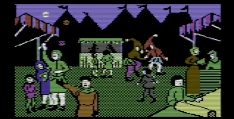 The original fairground scene in Ultima