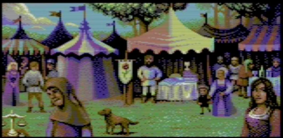 Vanja Utne's much more detailed version of the fairground scene in Ultima