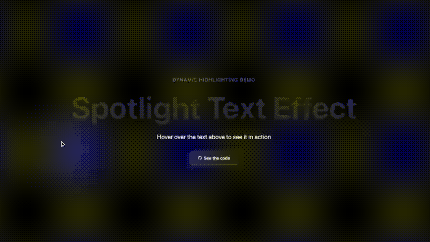 Spotlight effect