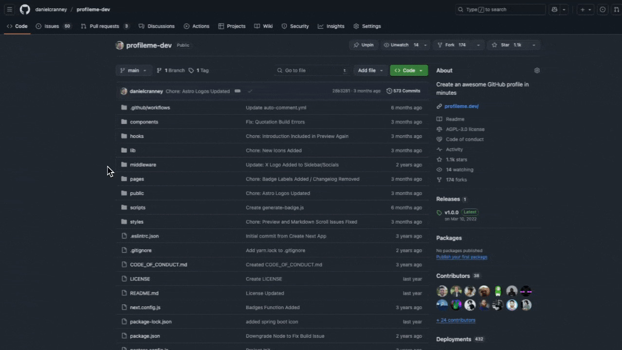 Pressing period to open VSCode for the web