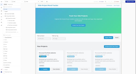 The Bubble.io editor