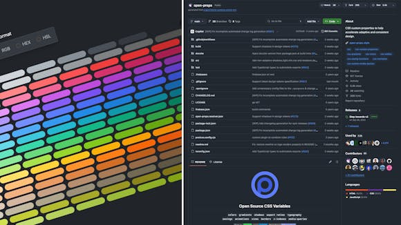 Open Props repo and screenshot