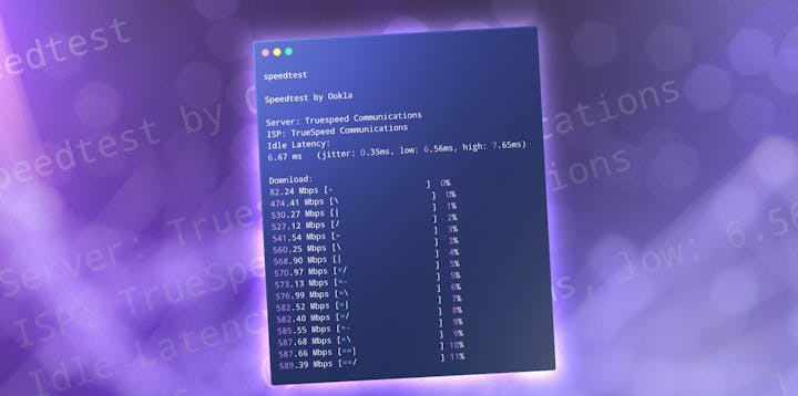 Network Speed Results
