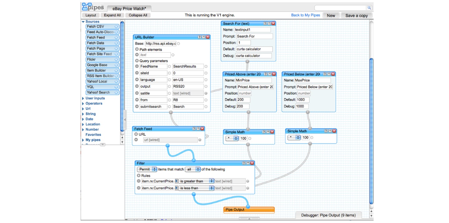 Yahoo Pipes allowing you to remix HTML content