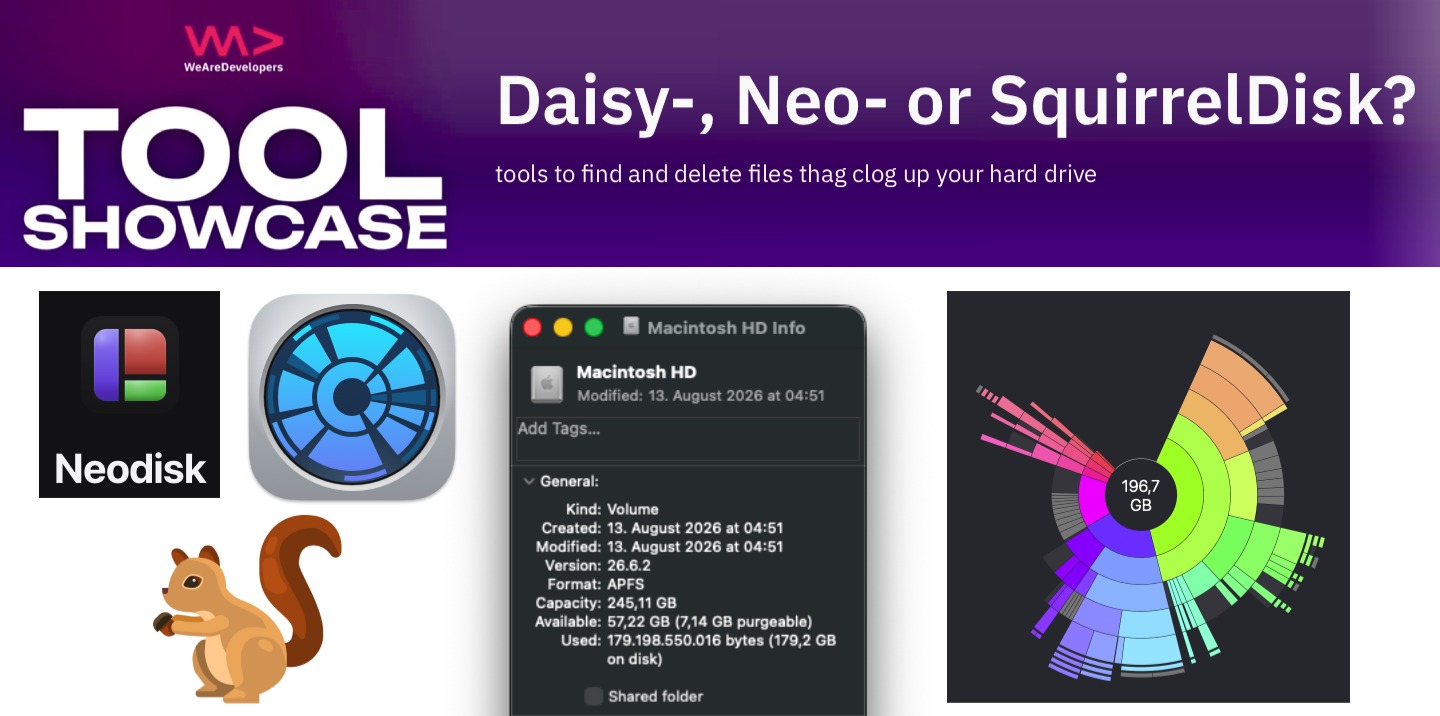 Daisy-, Neo- or Squirreldisk - three tools that help you find and delete large files
