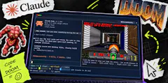 Play DOOM with Developers While Claude Code Works