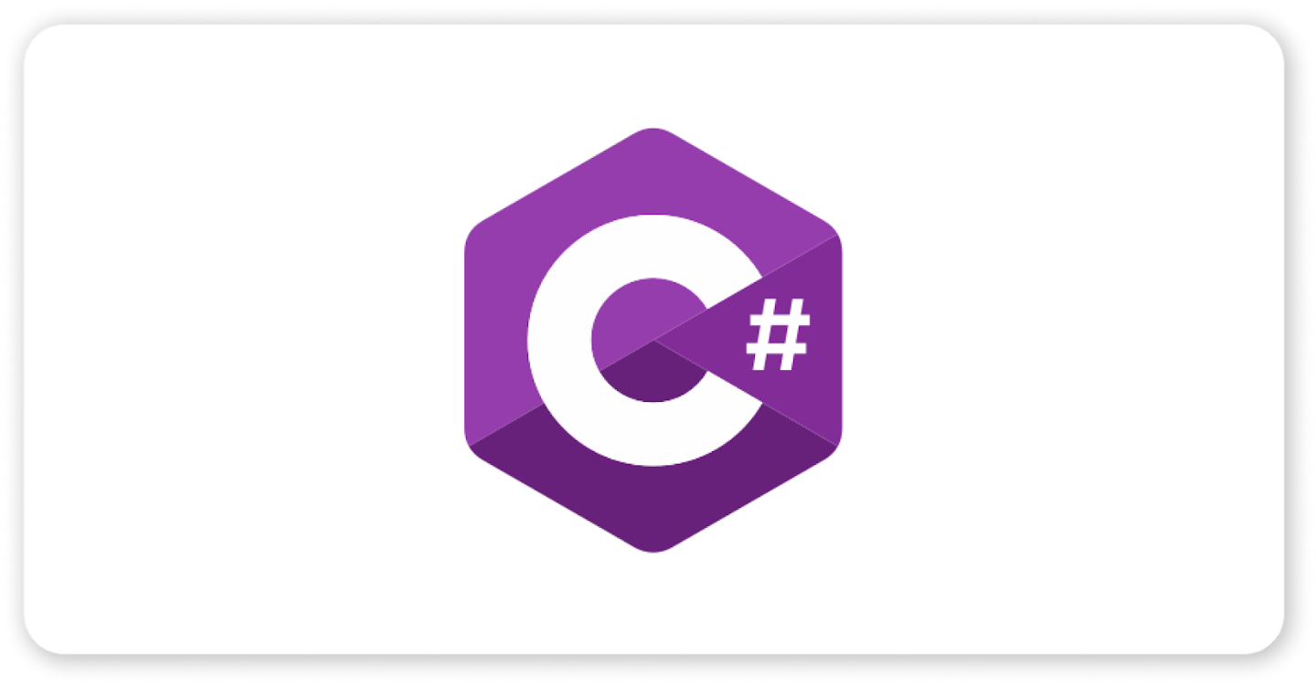 csharp logo in popular programming languages