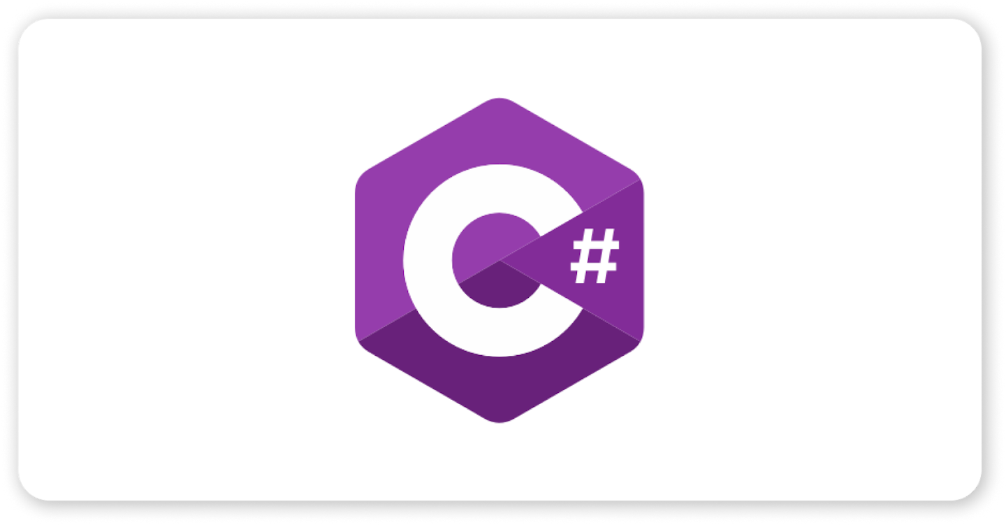 csharp logo in popular programming languages