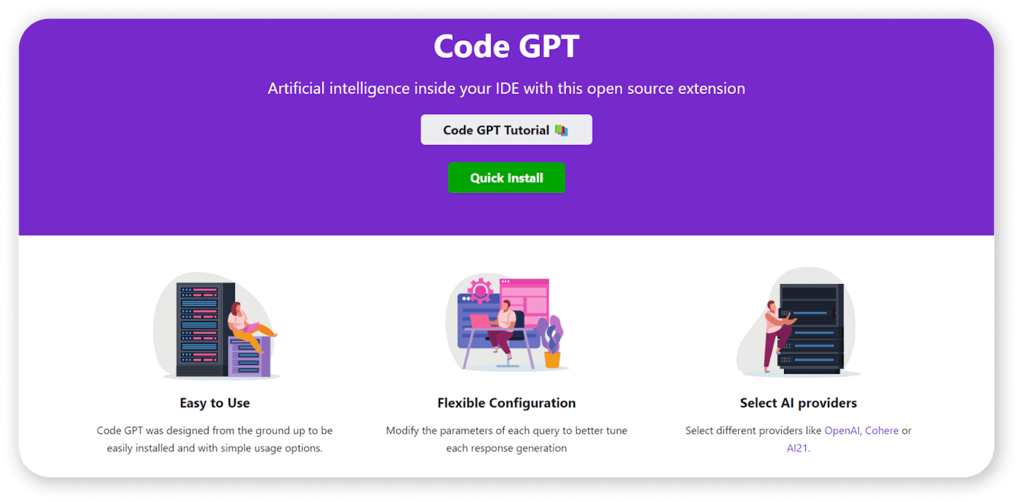 code gpt vs code extension