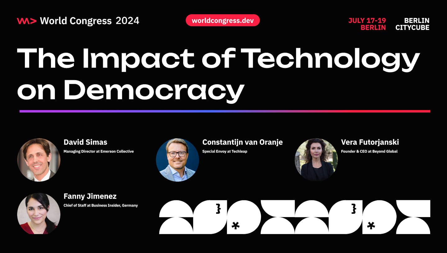 A thumbnail image for The Impact of Technology on Democracy from World Congress 2024