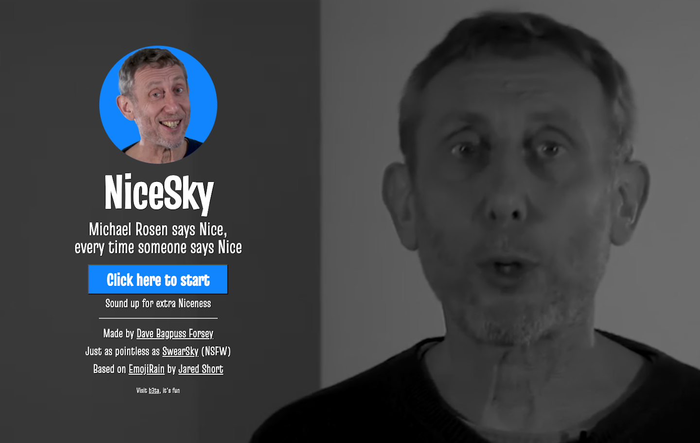 A screenshot of NiceSky