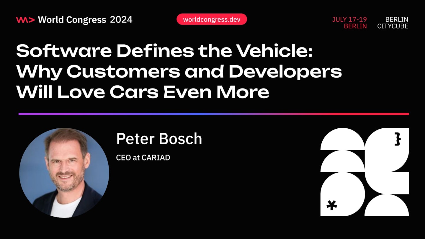 A thumbnail for Peter Bosche's session Software Defines the Vehicle 