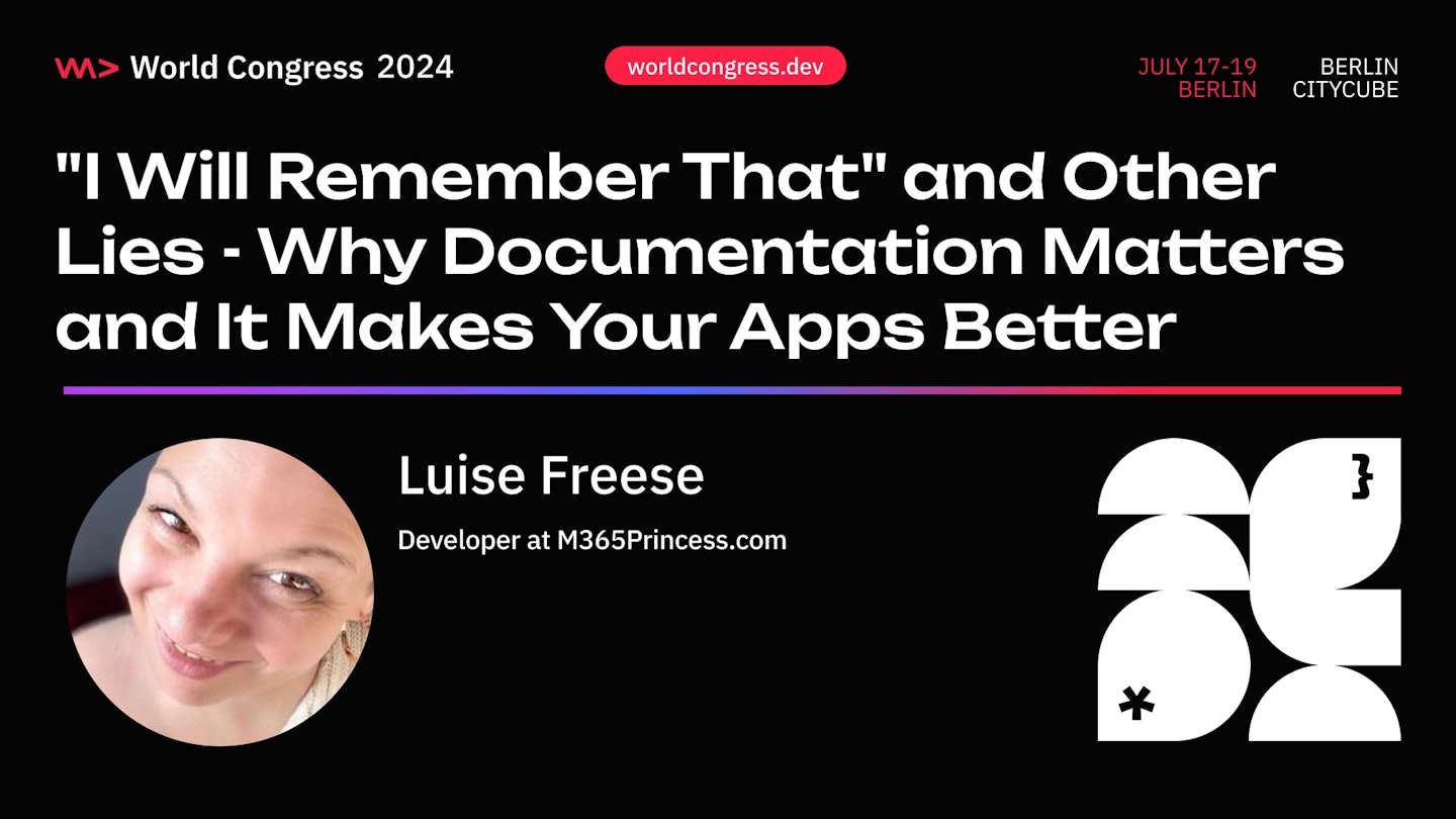 Thumbnail of Luise Freese's Why Documentation Matters and It Makes your Apps Better